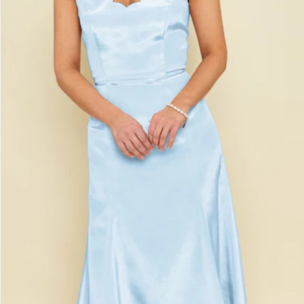 Elegant Blue Dress Lula Kate Bridesmaid
